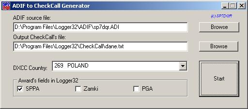 Główne okno programu