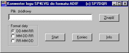 Tak wygl�da program do konwersji